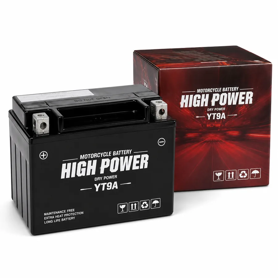 Batería para moto High Power YT9A 12V